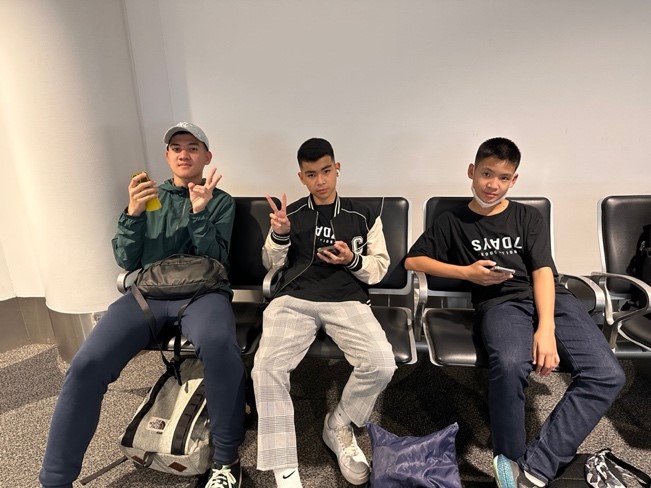 3 ระหว่างนั่งรอต่อเครื่อง ณ สนามบินซิดนีย์ ประเทศออสเตรเลีย